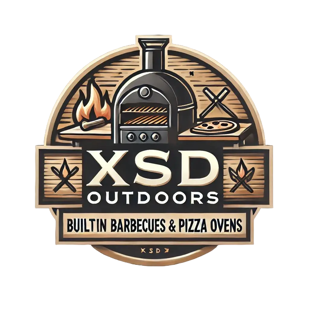 Logo for XSD Outdoors, a company specializing in outdoor kitchens, barbecues, and pizza ovens